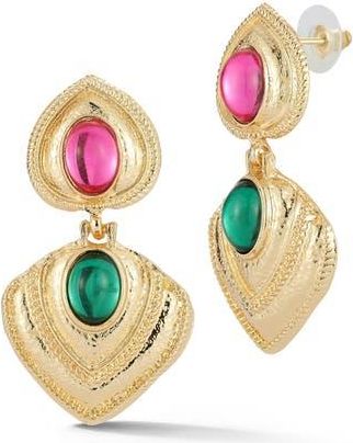 Sphera Milano CZ Drop Earrrings in Gold at Nordstrom Rack