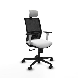 Piqueras y Crespo Silla Piqueras Y Crespo Yunquera Blanco Confort Soporte Lumbar