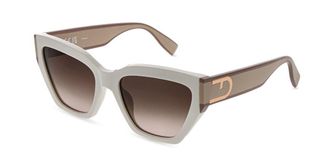 Furla SFU975V 03GF Mens Sunglasses White Size 56