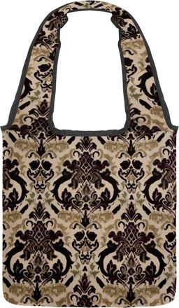 Generic 871427_4 Reversible Canvas Shoulder Tote - Double-Sided Print, 12oz Cotton, 27cm Drop, Fold-Flat Bag for Travel, Shopping, Street Outings