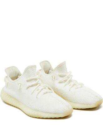 Yeezy by Kanye West Boost 350 knit sneakers - men - Fabric/Fabric/Rubber - 46.5 - Neutrals