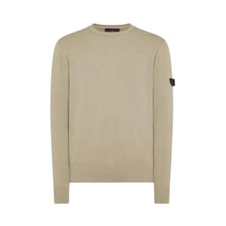 Peuterey Round-neck Knitwear, male, Beige, Size: XS Round-neck Knitwear