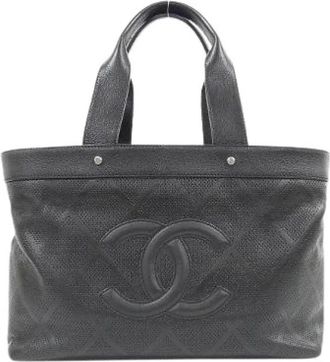 Chanel Pre-owned Goatskin Shoulder Bag - Dames - Vintage Shopper - Zwart - ONE Size - Leer - Vintage