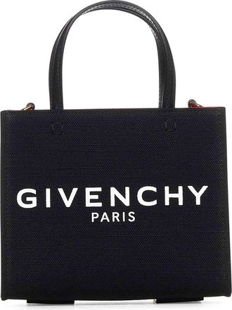 Givenchy Black Canvas Mini Tote Bag