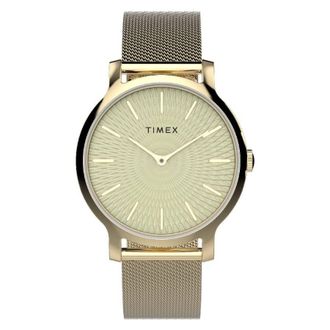 Timex Transcend Quartz Gold Dial Ladies Watch TW2V92800
