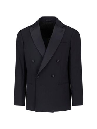 Giorgio Armani Blazer In Lana Vergine Soho