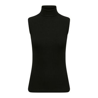 Inwear Zwarte Rollneck Top Silhouet - Dames - Truien - Zwart - Maat: S Katoen