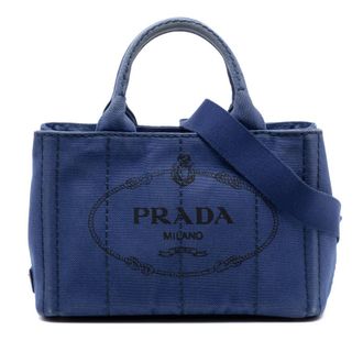 Prada Pre-owned Prada Small Canvas Canapa Logo Satchel Ladies 8SLKJHC9V59RL5PT