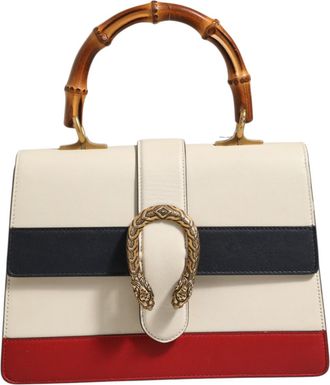 Gucci Dionysus Bamboo Top Handle Bag Colorblock Womens Leather (Pre-Owned)