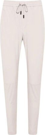 Duno Bi-Stretch Nylon Broek met Trekkoord - Heren - Slim Fit Broeken - Beige - XS - Nylon - Broeken