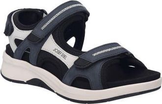 Josef Seibel Estelle 02 Platform Wedge Sandal in Dark Blue at Nordstrom, Size 11-11.5Us