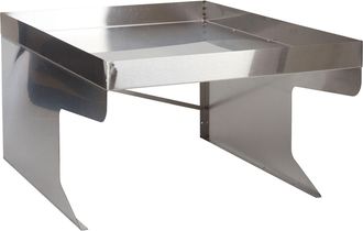 Hhg Cobertizo Para Robot Cortac&eacute;sped Xl Con Jardinera Hhg 823, Cobertizo Para Cortac&eacute;sped, Metal 47x70x100cm, Acero Inoxidable