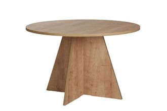 Habitat & Jardin Mesa de comedor marr&oacute;n 120 x 120 x 75 cm