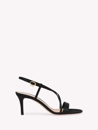 Gianvito Rossi Larisse 70 Sandals in Black at Nordstrom, Size 35.5