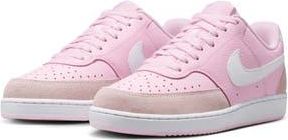 Nike Court Vision Low Sneaker in Pink Foam/White at Nordstrom Rack, Size 9.5
