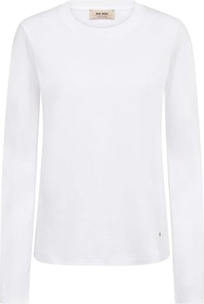 Mos Mosh Tops - Dames - Longsleeves - Wit - M - Tops