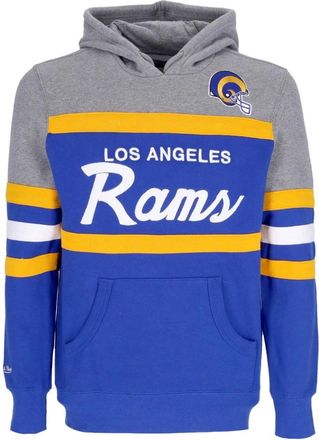 Mitchell & Ness Los Angeles Rams NFL Hoodie - Heren - Hoodies - Veelkleurig - L - Katoen - Hoodies & sweatvesten