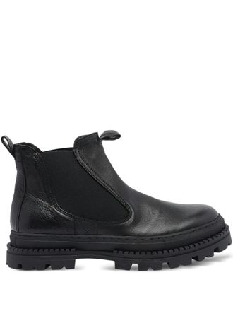 Pawelk's round toe boots - Black