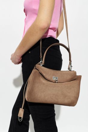 Balenciaga Rodeo Handheld Bag, Womens, Brown