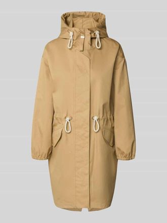 G-Lab Regular Fit Mantel mit durchg&auml;ngiger Abdeckleiste Modell Tory in Sand, Gr&ouml;&szlig;e L