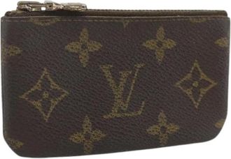 Louis Vuitton Pre-owned Wallets, female, Brown, Size: ONE SIZE Pre-owned Canvas Wallet