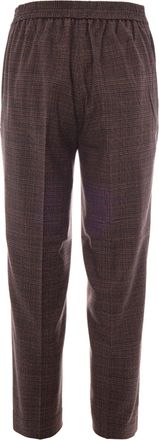 Liu Jo Womens Trousers Sigaretta Classic Tartan Multicolour Polyester