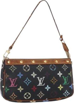 Louis Vuitton Pre-owned Shoulder Bags, female, Multicolor, Size: ONE SIZE Pre-owned Canvas Shoulder Bag