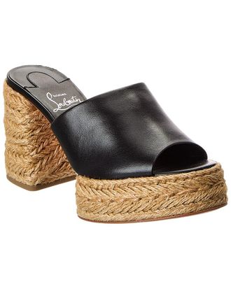 Christian Louboutin Calakala 85 Leather Mule