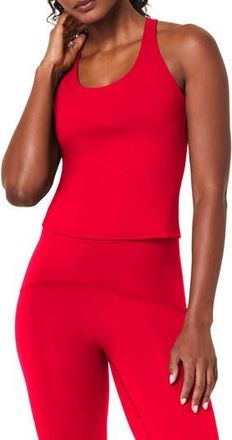 Spanx Get Moving Contour Crossback Shelf Tank in Spanx Red at Nordstrom Rack, Size X-Small