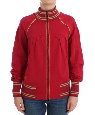 John Galliano Mock Zip Cardigan Sweatshirt Womens Sweater