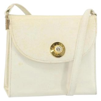 Celine Pre-owned Cross Body Bags, female, White, Size: ONE SIZE Pre-owned Vintage Cross Body Bag