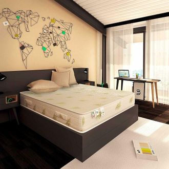 Baldiflex Baldiflex - Materasso Memory 27 cm Duck Premium con fodera Aloe Vera Matrimoniale misura 160x190 cm