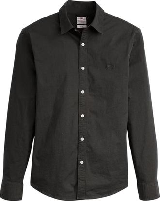 Levi's Effen Slim Heren Overhemd (Jet Zwart)