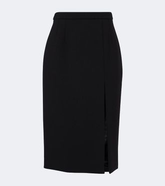 Dolce & Gabbana Wool-blend pencil skirt
