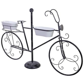 Wanderlust Deco Bici expositor de metal con dos barre&ntilde;os 175x29x108h cm