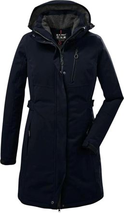 Killtec Jassen - Dames - Mantels - Blauw - Maat: 4XL