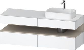Duravit Qatego Consola Mueble Bajo Lavabo, 2 Extensiones, 2 - Duravit