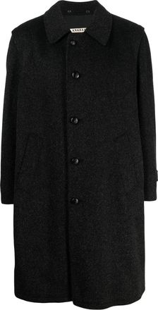 A.N.G.E.L.O. Vintage Cult 1990s single-breasted coat - men - Wool/Mohair/Polyamide/Viscose - 48 - Grey