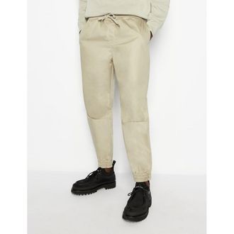 A|X Armani Exchange Mens Organic Cotton Joggers - Beige - Size 38 (Waist)