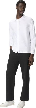 Missoni Zigzag Jersey Cotton Shirt Tone On Tone in White at Nordstrom, Size X-Large