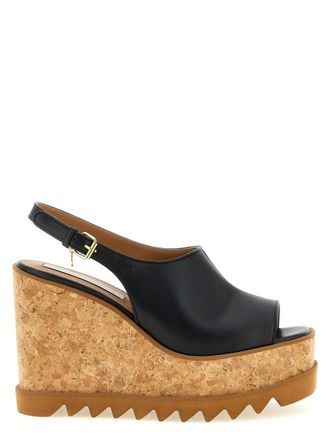 Stella McCartney Black Solid Sandals