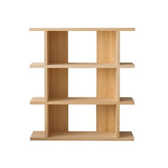Naan Furniture Librer&iacute;a de pino macizo barnizado 1x3