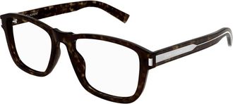 Saint Laurent Fashion Brillen - Heren - Brillen - Bruin - 54 MM - Accessoires