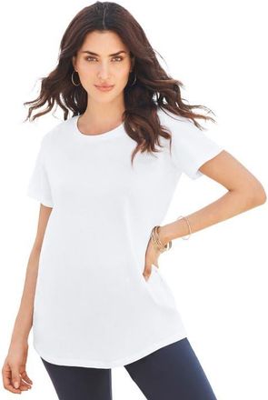 Roaman's Crewneck Tee in White at Nordstrom, Size Large