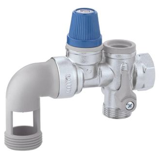 Caleffi Caleffi Gruppo Di Sicurezza 3/4 Per Scaldacqua Ad Accumulo Per Installazioni Orizzontali 526153