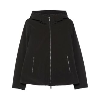 Woolrich Parka corta Firth in piuma - - Jackets - Donna - Nero - L