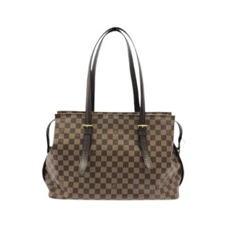 Louis Vuitton Pre-owned Tote Bags, female, Brown, Size: ONE SIZE Pre-owned Canvas Tote Bag
