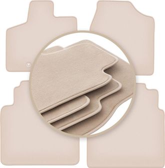 OEM Alfombrillas Beige Premium Para: Chrysler Town&county Iv Minivan 2008-2016