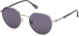 GANT GA7233 16A Mens Sunglasses Silver Size 53