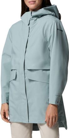 Columbia AmazeRain 3L Shell Jacket in Crushed Blue at Nordstrom, Size Xx-Large